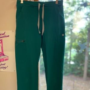 Figs Scrubs XXS Tall Hunter Green Yola Pant